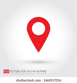 Vector icon search map 10 EPS . Lorem Ipsum Illustration design