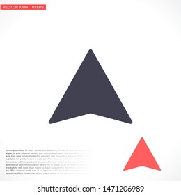 Vector icon search map 10 EPS . Lorem Ipsum Illustration design