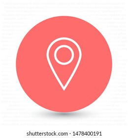 Vector icon search map 10 EPS
