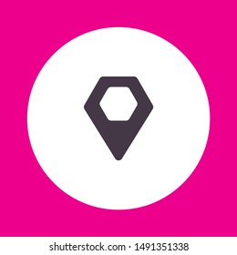 Vector icon search map 10 EPS . Lorem Ipsum Illustration design
