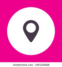 Vector icon search map 10 EPS . Lorem Ipsum Illustration design