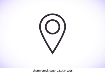 Vector icon search map 10 EPS