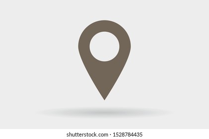 Vector icon search map 10 EPS . Lorem Ipsum Illustration design