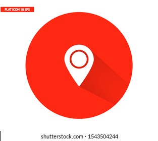 Vector icon search map 10 EPS . Lorem Ipsum Illustration design