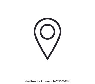 Vector icon search map 10 EPS