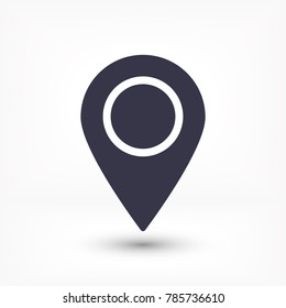 Vector icon search map 10 EPS