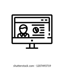 Vector icon for SEO Monitoring