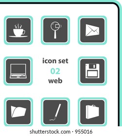 vector icon set 02: web color and size as you wish