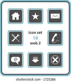 vector icon set 10: web2