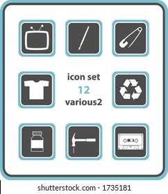 vector icon set 12: various2