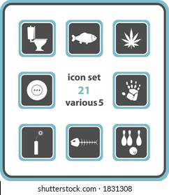 vector icon set 21: various 5