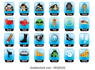 Vector icon set