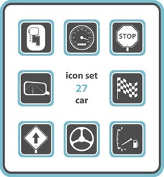 vector icon set 27: car
