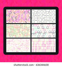 Vector icon set of achievement symbols