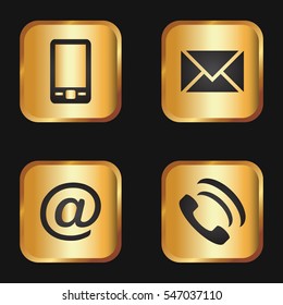 5,803 Gold telephone icon Stock Vectors, Images & Vector Art | Shutterstock