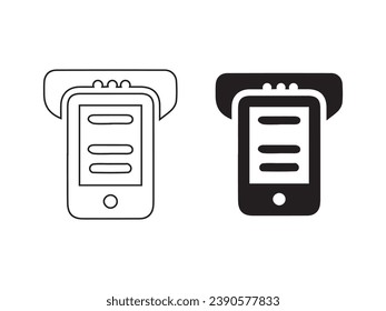Icono de vector para coches. ilustración de logotipo aislada y directa para la vista frontal. Lenguaje de señas. Diseño de un logotipo para automóviles, incluida una silueta de símbolo de vehículos deportivos
