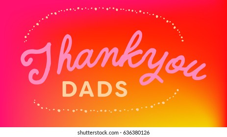 Vector icon set of fathers day greeting card