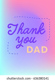 Vector icon set of fathers day greeting card