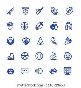 Vector icon set. Isolated on white background blue vector icon pack