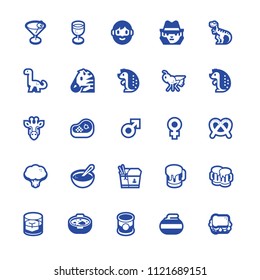 Vector icon set. Isolated on white background blue vector icon pack