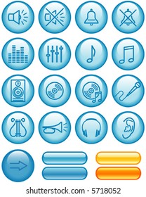 Vector Icon Set - Sound You'll find more vector icons in my portfolio