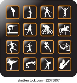 Vector Icon Set for sports -3