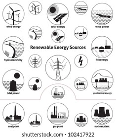 94,245 Electricity Generation Icon Images, Stock Photos & Vectors 