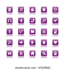 Vector icon set vector. Web