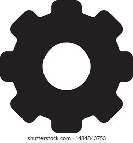 Vector icon of Settings. Configuration related symbol