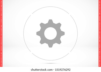 Vector icon Settings, Settings for icon technique. Settings for icon technologies. Settings 10 eps icon. flat мdesign