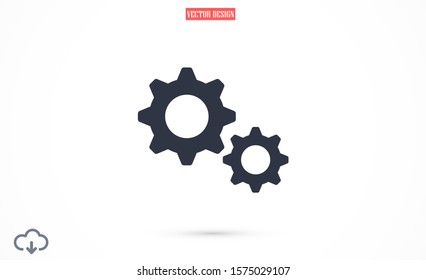 Vector icon Settings, Settings for  icon technique. Settings for icon technologies. Settings 10 eps icon. flat мdesign