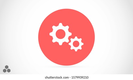 Vector icon Settings, Settings for icon technique. Settings for icon technologies. Settings 10 eps icon. flat мdesign