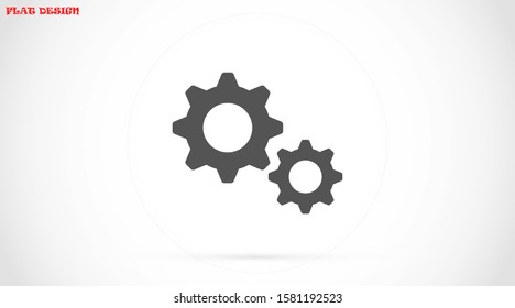 Vector icon Settings, Settings for  icon technique. Settings for icon technologies. Settings 10 eps icon. flat мdesign