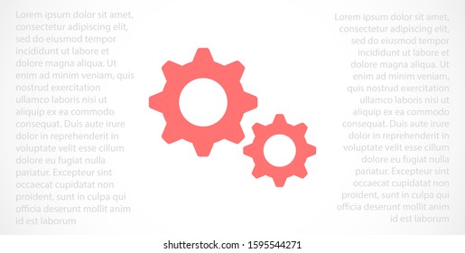 Vector icon Settings, Settings for icon technique. Settings for icon technologies. Settings 10 eps icon. flat мdesign