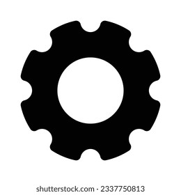 Vector icon settings, tools, gears, Gear Sign Isolated on white background. Help choice account concept. Trendy flat style for graphic design, logo, website, social media, UI, app
