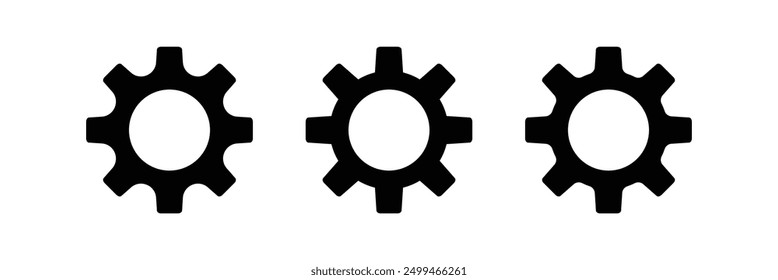 Vector icono Configuraciones, herramientas, engranajes, señal de engranajes. Conjunto de iconos de configuración. icono de engranaje. Eps 10.