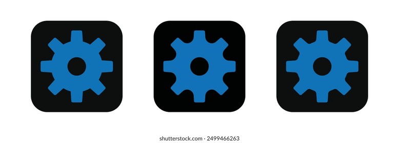 Vector icon settings, tools, gears, Gear Sign. Setting icon set. gear icon. Eps 10.