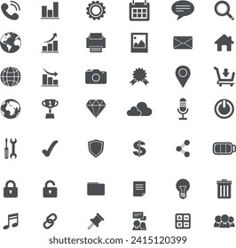 It is vector icon shape