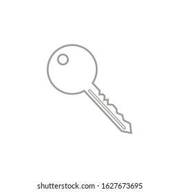 vector icon, shaped like door keys