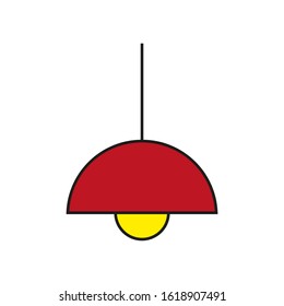vector icon shaped pendant lamp