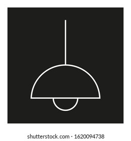 vector icon shaped pendant lamp
