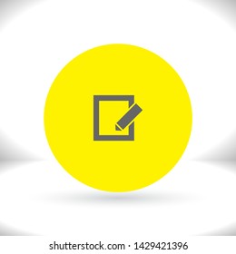 vector icon sheet pen . Lorem Ipsum Illustration design