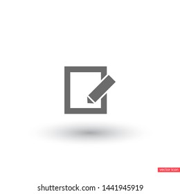 vector icon sheet pen . Lorem Ipsum Illustration design
