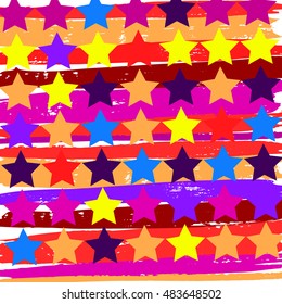 vector icon. shiny golden star icon on white background