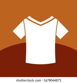 A vector icon of a shirt