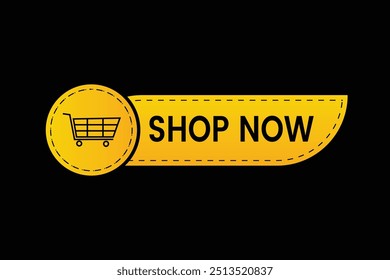 vector icon shop now design