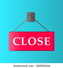 Vector icon shop. The symbol  closed shop.