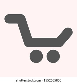 Vector icon shopping cart 10 EPS . Lorem Ipsum Illustration design