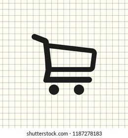 vector icon shopping cart