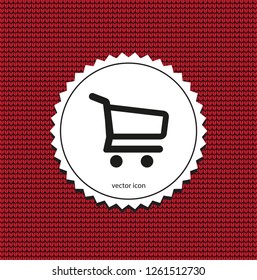 vector icon shopping cart